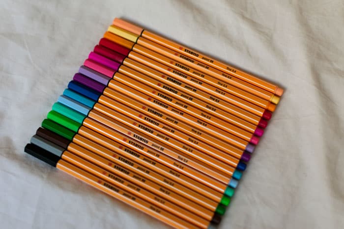 lot-crayons-stabilo-point-88