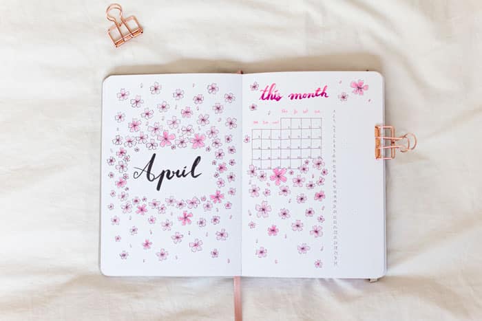 Plan with me – Avril 2021 – Bullet Journal