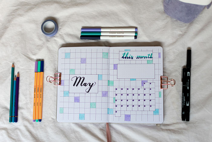 Plan with me – Mai 2021 – Bullet Journal