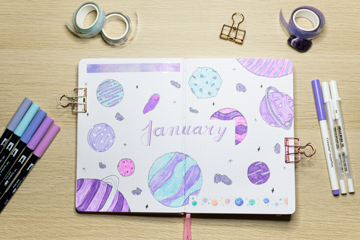 Bullet Journal – Janvier 2022 – Plan with me