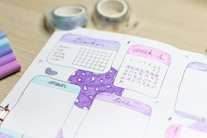 details-weekly-spread-bullet-journal-janvier-2022-plan-with-me