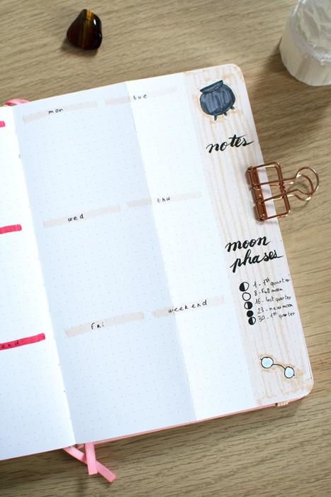 weekly-spread-semaine-2-bullet-journal-novembre-2022-plan-with-me