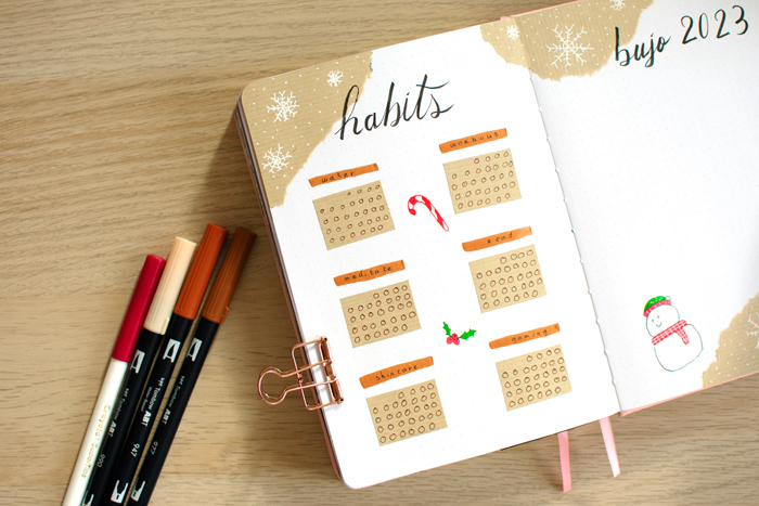 habit-tracker-bullet-journal-decembre-2022-plan-with-me