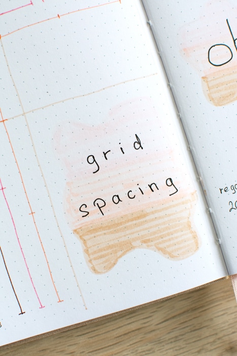 details-grid-spacing-bullet-journal-set-up-2023-plan-with-me