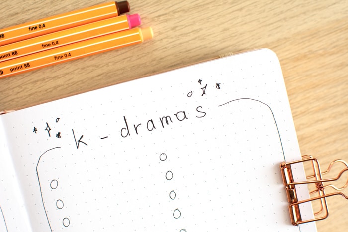 details-k-dramas-bullet-journal-set-up-2023-plan-with-me