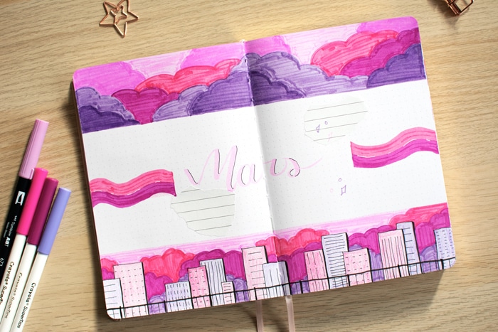 couverture-bullet-journal-mars-2023-plan-with-me