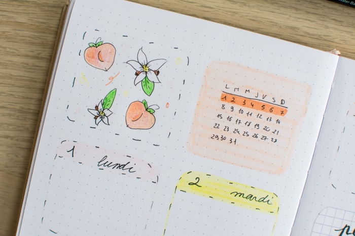 details-1-weekly-spread-bullet-journal-mai-2023-plan-with-me
