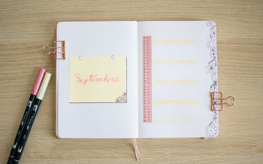 Bullet Journal – Septembre 2023 – Plan with me