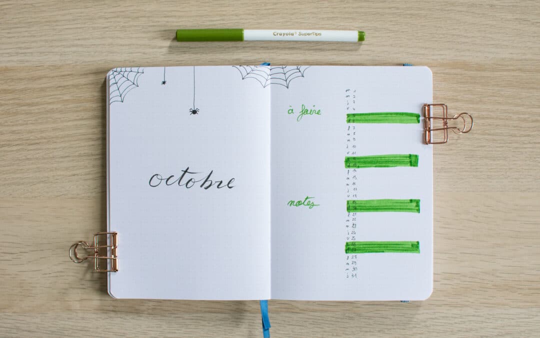 Bullet Journal – Octobre 2024 – Plan with me