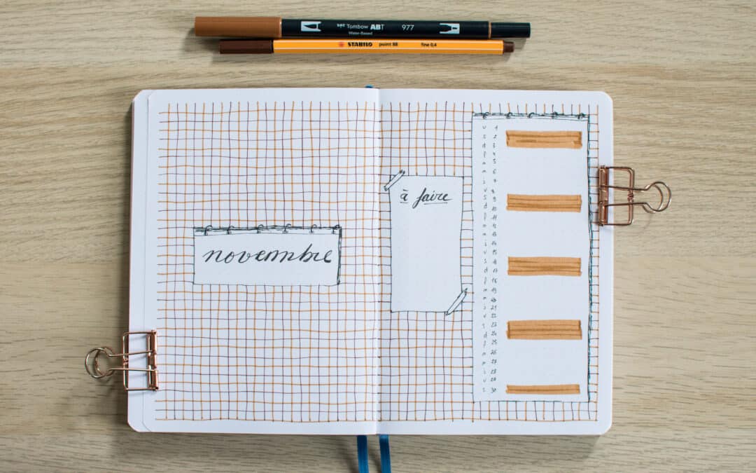 Bullet Journal – Novembre 2024 – Plan with me